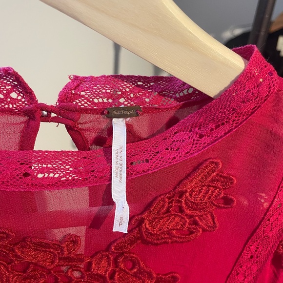 Free People, red dress, small - Picture 5 of 5